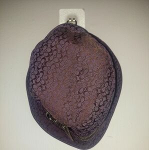 matching hat and shoulder bag